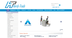 Desktop Screenshot of hardytrade.co.nz