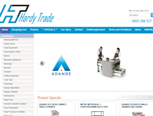 Tablet Screenshot of hardytrade.co.nz